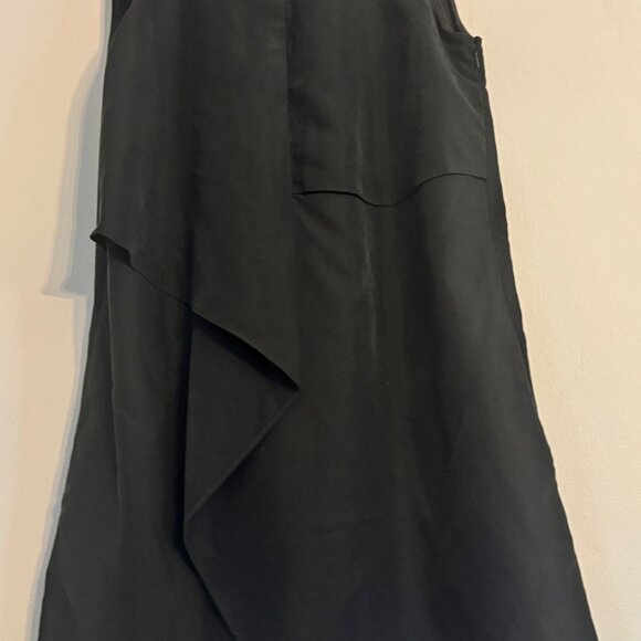 Club Monaco Sleeveless Drape Front Dress w/ Pockets - Picture 3 of 6